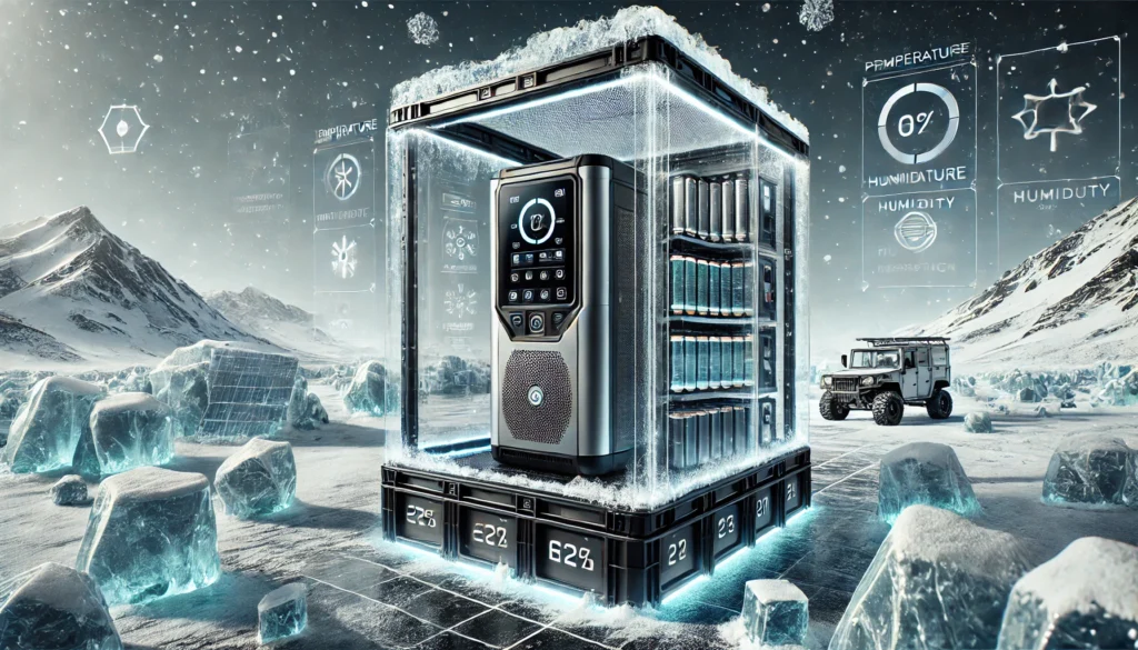 ¿Por qué es importante almacenar correctamente una estación de energía en invierno?